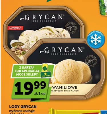 Lody Grycan promocja w Euro Sklep