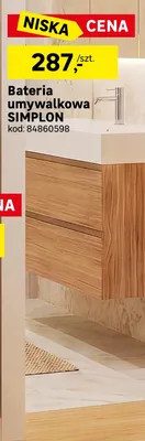Bateria umywalkowa Simplon promocja w Leroy Merlin