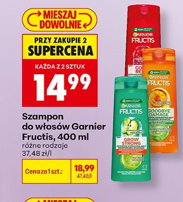 Szampon do włosów Garnier Fructis Grow Strong promocja w Biedronka