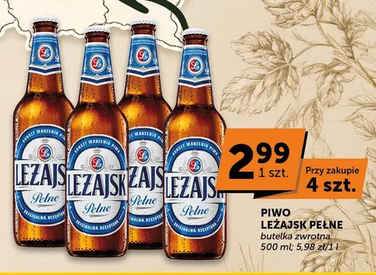 Piwo Leżajsk Pełne promocja w Groszek