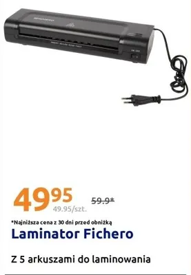 Laminator Fichero z 5 arkuszami do laminowania promocja w Action