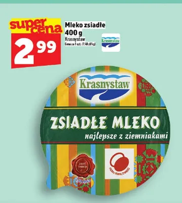 Mleko zsiadłe Krasnystaw promocja w TOPAZ