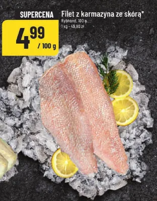 Filet z karmazyna ze skórą promocja w POLOmarket