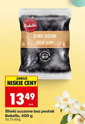 Śliwki suszone bez pestek promocja w Biedronka