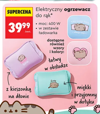 Elektryczny ogrzewacz do rąk promocja w Biedronka