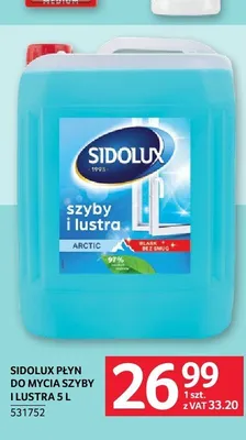 Płyn do mycia szyb i luster Sidolux Arctic promocja w Selgros