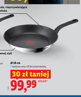 Patelnia TEFAL Duetto 28 cm promocja w Lidl