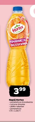 Napój jabłko rabarbar Hortex promocja w Netto