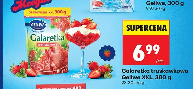 Galaretka truskawkowa XXL promocja w Biedronka