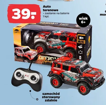 Auto terenowe zasilanie na baterie promocja w Netto