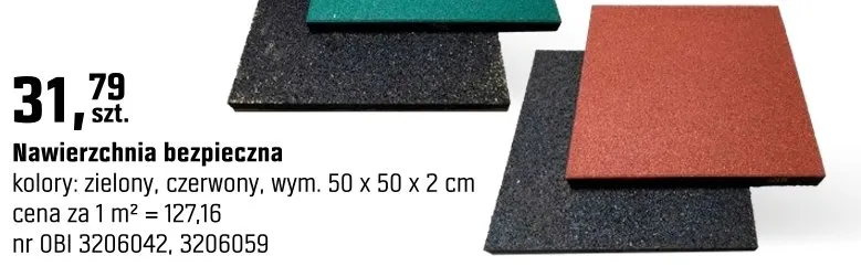 Nawierzchnia bezpieczna promocja w OBI