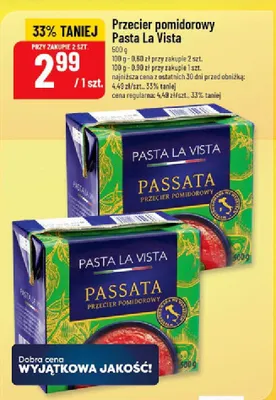 Przecier pomidorowy Pasta La Vista promocja w POLOmarket