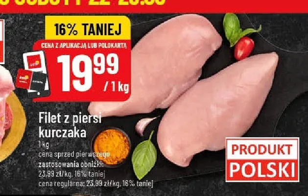 Filet z piersi kurczaka promocja w POLOmarket