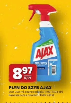 Płyn do szyb Ajax promocja w Stokrotka