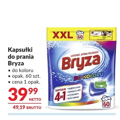 Kapsułki do prania Bryza do koloru promocja w Makro