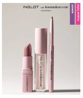 Produkty Inglot with Komunikatywnie Lips Edition II promocja w Hebe