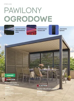 Panel żaluzjowy do pawilonu Breva 93 cm promocja w Castorama