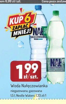 Woda Nałęczowianka gazowana promocja w Avita