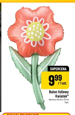 Balon foliowy Kwiatek 43x75cm promocja w POLOmarket