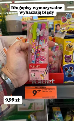 Długopisy wymazywalne promocja w Biedronka