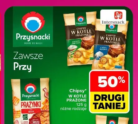 Chipsy w kotle prażone kwaśna śmietana Przysnacki promocja w Carrefour Market
