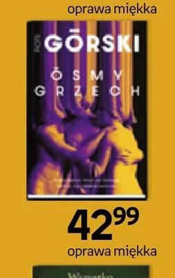 Książka Ósmy grzech Piotr Górski oprawa miękka promocja w Empik