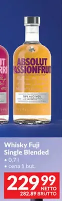 Whisky Fuji Single Blended promocja w Makro