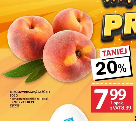 Brzoskwinia miąższ żółty promocja w Selgros