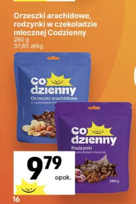 Orzeszki arachidowe w czekoladzie mlecznej Codzienny promocja w Delikatesy Centrum