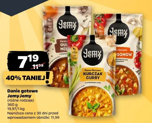 Danie gotowe JemyJemy promocja w Netto