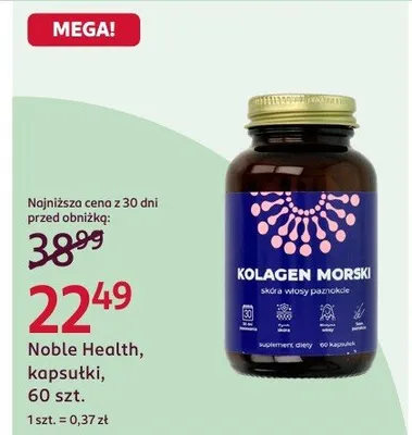 Kapsułki kolagen morski promocja w Rossmann