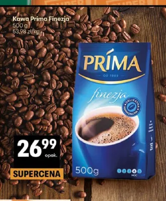 Kawa mielona Prima Finezja promocja w Delikatesy Centrum