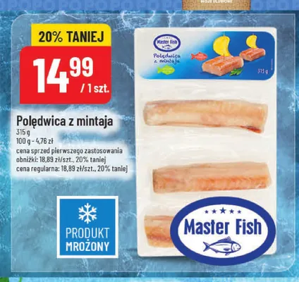 Polędwica z mintaja Master Fish promocja w POLOmarket