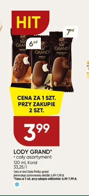 Lody Grand Almond promocja w Chata Polska
