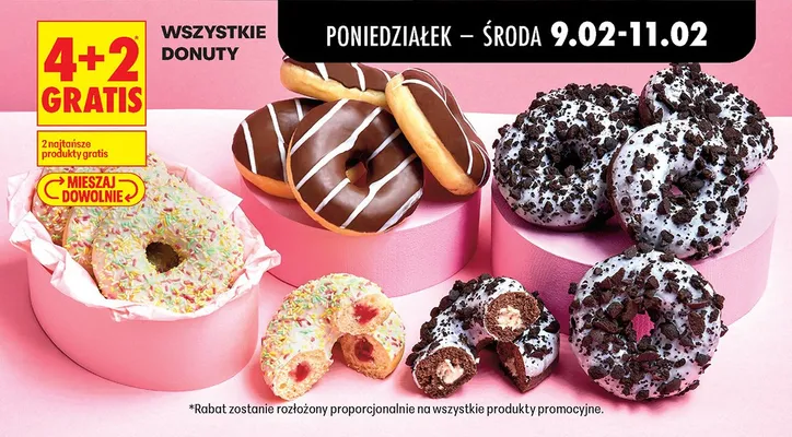 Donuty promocja w Biedronka