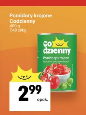 Pomidory krojone Codzienny promocja w Delikatesy Centrum