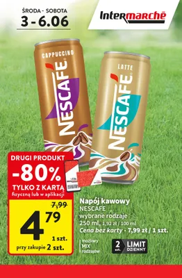 Napój kawowy NESCAFE Latte promocja w Intermarche
