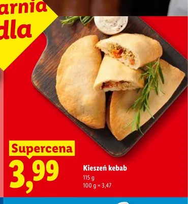 Kieszeń kebab promocja w Lidl