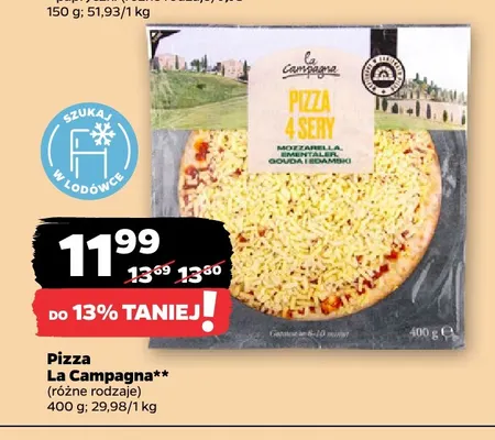 Pizza La Campagna promocja w Netto