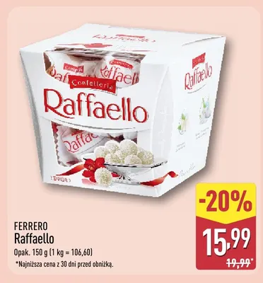 Praliny Raffaello Ferrero promocja w Aldi