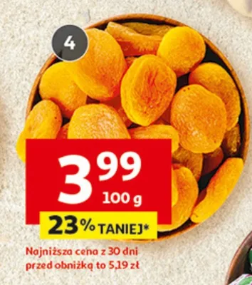 Morele miękkie luzem lub w opakowaniu promocja w Auchan