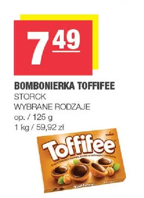 Bombonierka Toffifee Storck promocja w SPAR