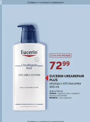 Emulsja z 10% mocznika EUCERIN UREAREPAIR PLUS promocja w Ziko Dermo