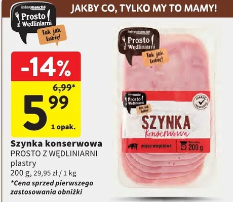 Szynka konserwowa promocja w Intermarche