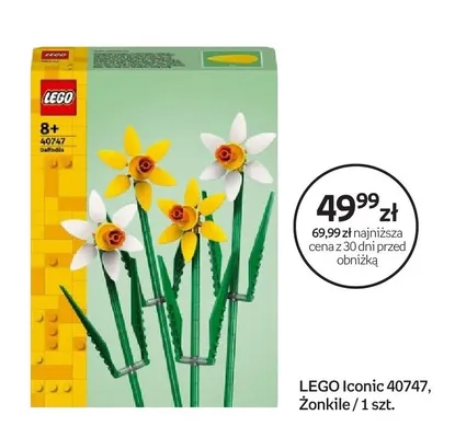 Klocki Iconic 40747, Żonkile promocja w Empik