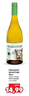 Wino EXCLUSIVE SELECTION promocja w Kaufland