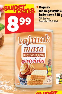 Kajmak masa gostyńska krówkowa SM Gostyń promocja w TOPAZ