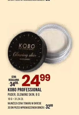Puder Kobo Professional Glowing Skin promocja w Drogerie Natura