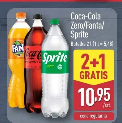 Napój gazowany Coca-Cola Zero promocja w Aldi