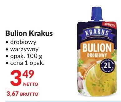 Bulion drobiowy warzywny promocja w Makro